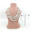 Western Elegant Glass and crackled beads Necklace Set