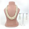 Western Multi Strand Pearl Necklace Set