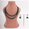Western Emerald Twilight Layered Beaded Necklace Set