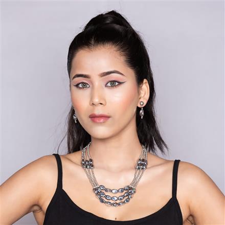 Western Elegant Multi Layered Beaded Necklace Set