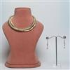 Western Layered Necklace Set with Drop Earrings