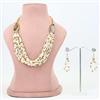 Western Tiger Eye Ivory Multi Strand Necklace Set