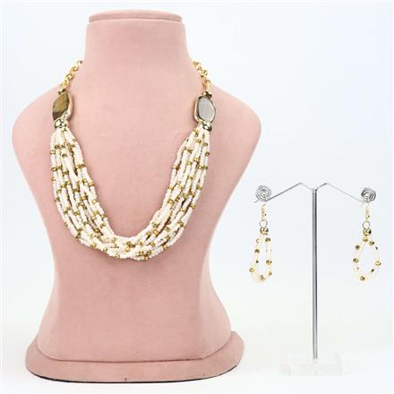 Western Tiger Eye & Ivory Multi-Strand Necklace Set