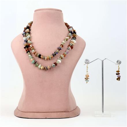 Western Celebrate Natural Beauty with the Mixed Stone Necklace Set