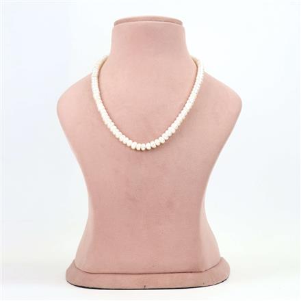 Western Real Pearl Single Strand Necklace