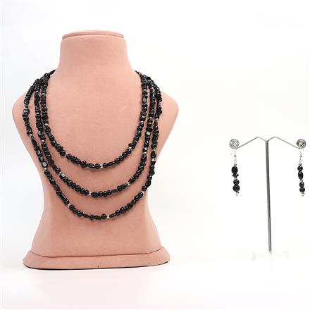 Western Multi Layered Bead Statement Necklace Set