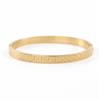 Western Anti Tarnish Steel Kada With Gold Plating