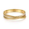 Western Anti Tarnish Steel Kada With Gold Plating