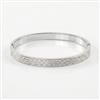 Western Anti Tarnish Steel Kada With Rhodium Plating