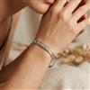 Western Anti Tarnish Steel Kada With Rhodium Plating