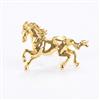 Western Birds Brooch With Gold Plating