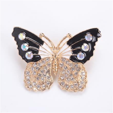 Western Birds Brooch With Gold Plating