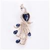 Western Birds Brooch With Gold Plating