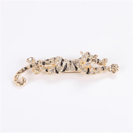 Western Birds Brooch With Gold Plating