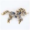 Western Birds Brooch With Gold Plating