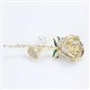 Western Floral Brooch With Gold Plating