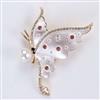 Western Trendy Brooch With Gold Plating