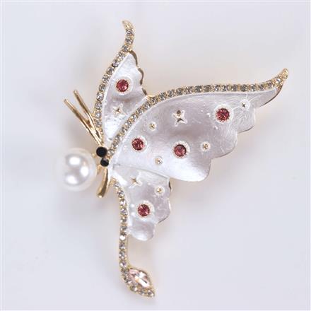 Western Trendy Brooch With Gold Plating