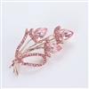 Western Trendy Brooch With Rose Gold Plating