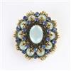 Western Trendy Brooch With Gold Plating