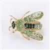 Western Birds Brooch With Gold Plating