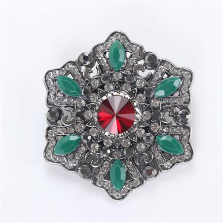 Western Trendy Brooch With Rhodium Plating