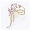 Western Trendy Brooch With Gold Plating