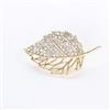 Western Floral Brooch With Gold Plating