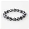 Western Unisex Stretchable Bracelet With Black Plating