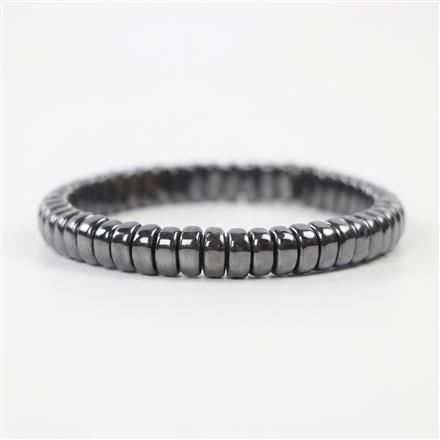 Western Unisex Stretchable Bracelet With Black Plating
