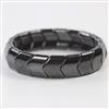 Western Unisex Stretchable Bracelet With Black Plating