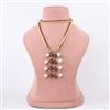 Western Pearl Necklace With Gold Plating