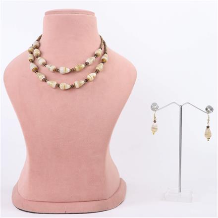 Western Beads Necklace With Gold Plating