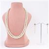 Western Glass Beads Necklace With Gold Plating