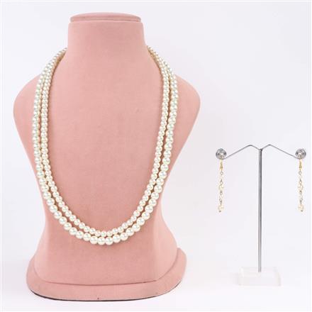 Western Glass Beads Necklace With Gold Plating