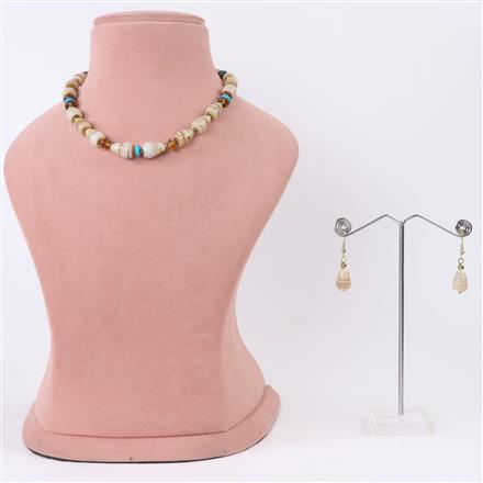 Western Beads Necklace With Gold Plating