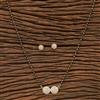 American Diamond Delicate Mangalsutra with 2 Tone Plating