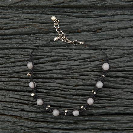 Western Classic Anklet With Oxidised Plating