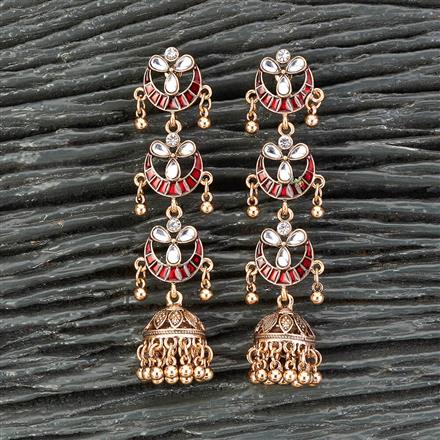 Western Jhumki With Gold Plating
