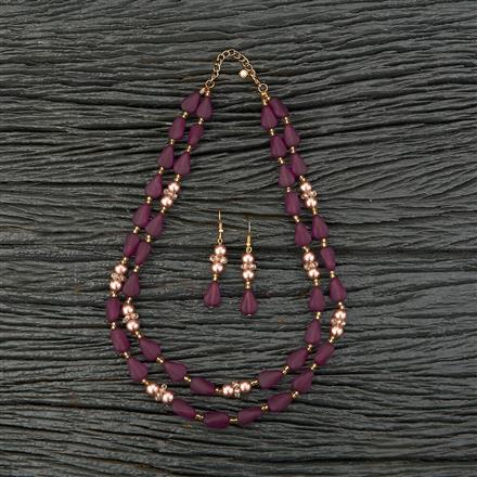 Western Beads Necklace With Gold Plating