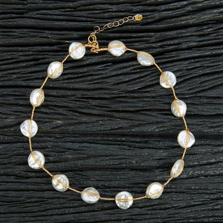 Western Moti Necklace with Gold plating