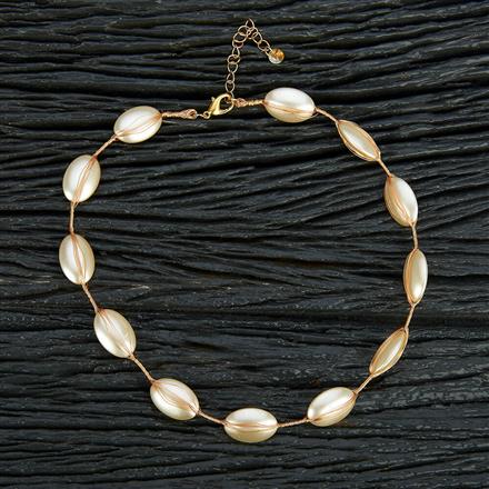 Western Pearl Necklace with Gold plating
