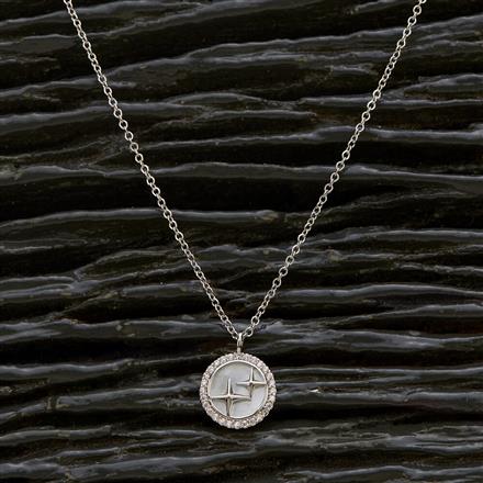 Western Classic Chain Pendant With Rhodium Plating