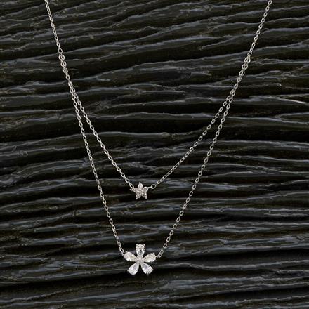 Western Classic Chain Pendant With Rhodium Plating