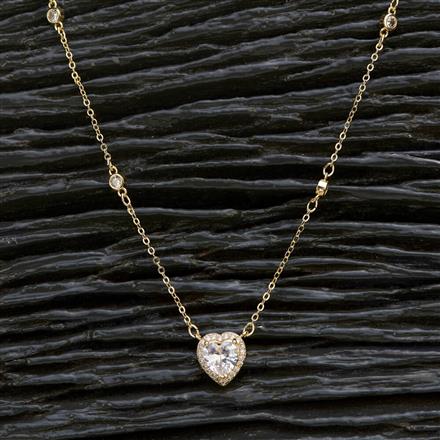 Western Heart Chain Pendant With Gold Plating