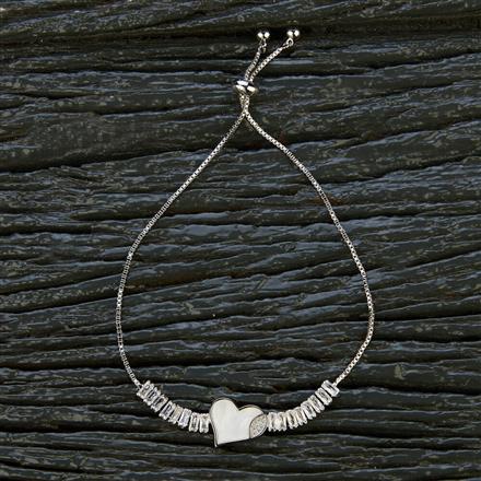 Western Classic Bracelet With Rhodium Plating