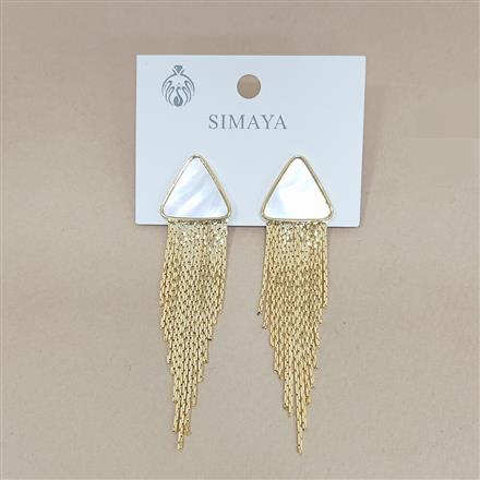 Western Monalisa Earring With Gold Rhodium Rose Gold Plating