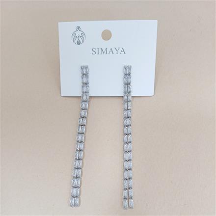 Western Delicate Earring With Black Rhodium Rose Gold Plating