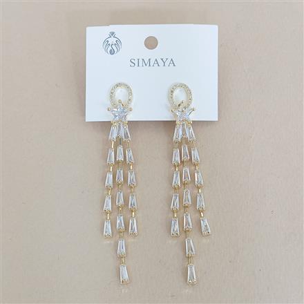 Western Trendy Earring With Gold Rhodium Rose Gold Plating