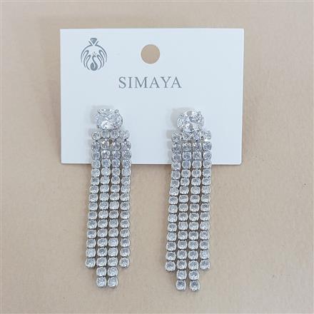 Western Classic Earring With Black Rhodium Rose Gold Plating